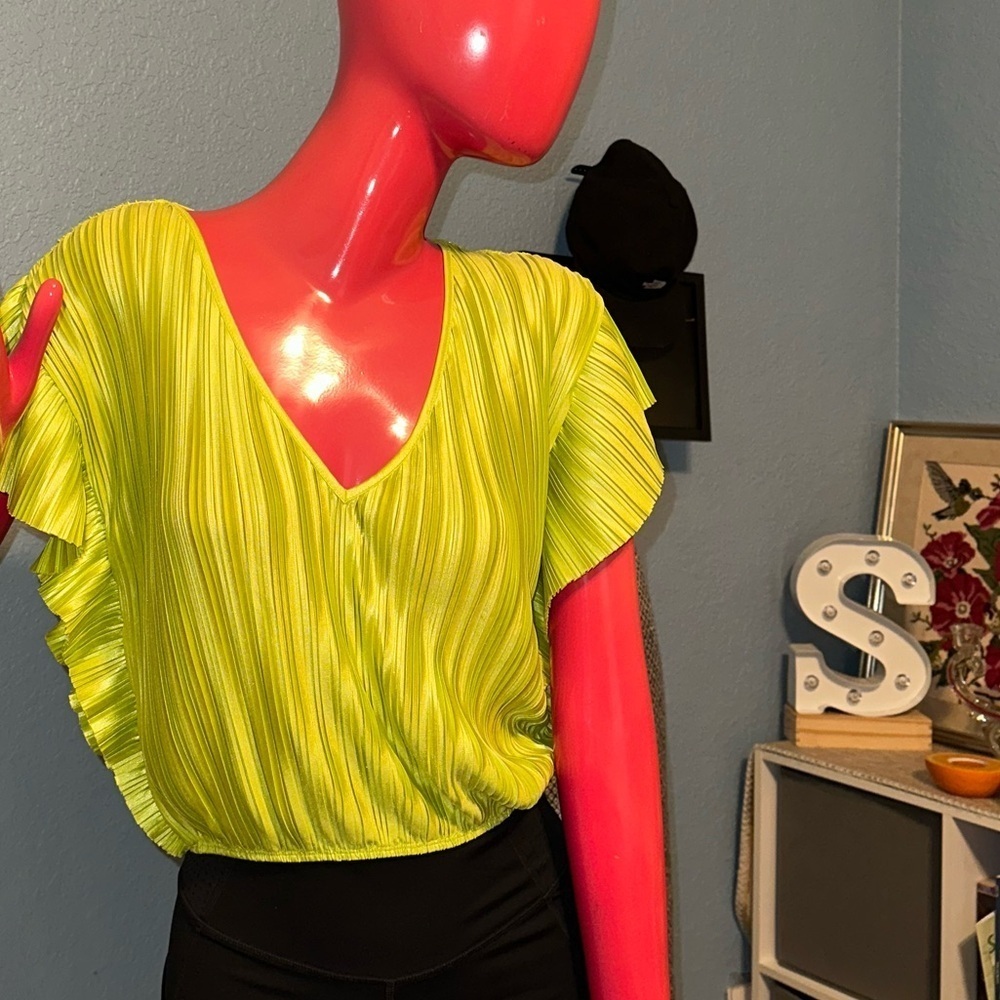 Zara Lime Green Neon - Picture 6 of 6